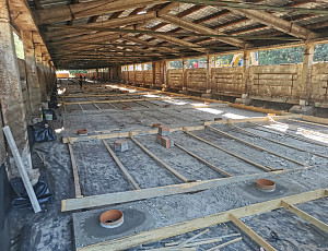 Rekonstrukce haly chovu prasat